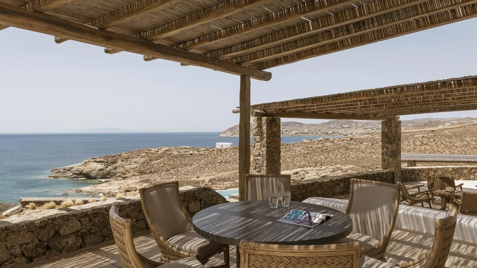 Villa Seafront 9Bdr Serenity In Mykonos Kalafatis