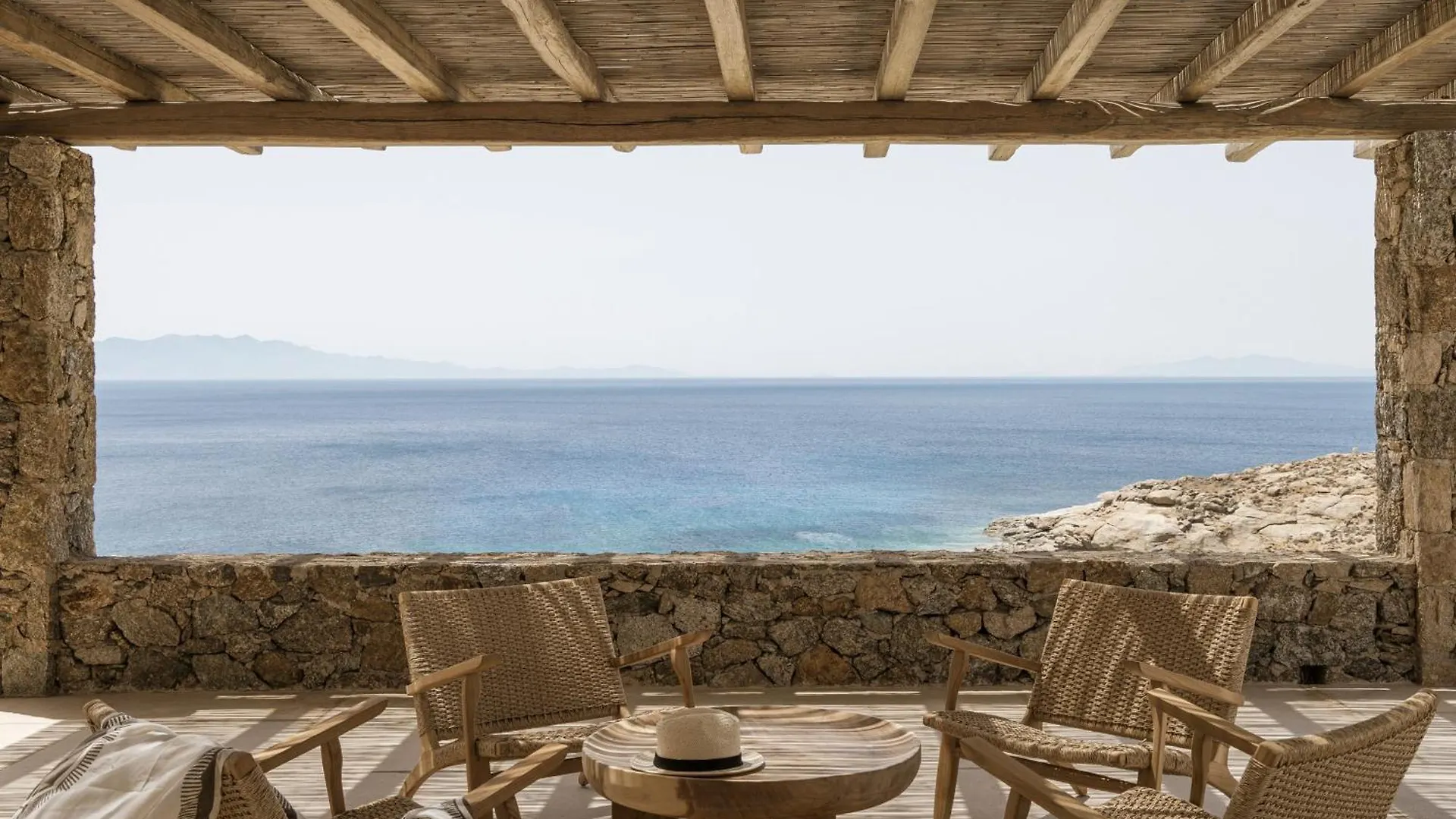 Seafront 9Bdr Serenity In Mykonos Kalafatis 0*,  Řecko
